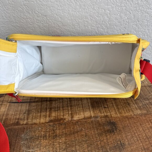 Big Mouth INC Lunch Box Tote Pail Taco Truck Yellow Tacotastic Shoulder Strap - Picture 9 of 11